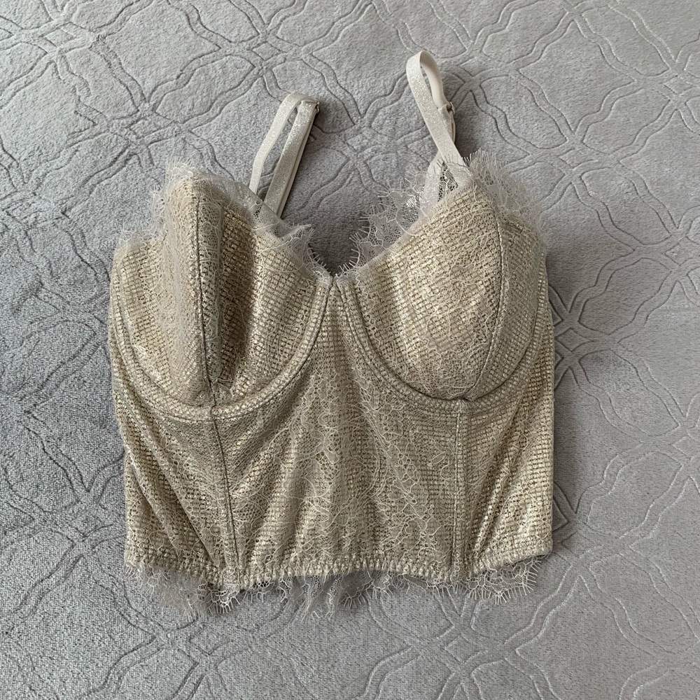 Victoria secret bustier bra top 32D